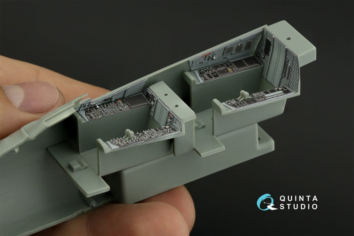 Quinta Studio QD48415 F-15D 3D-Printed coloured Interior on decal paper (Academy) 1/48 – imagen 11