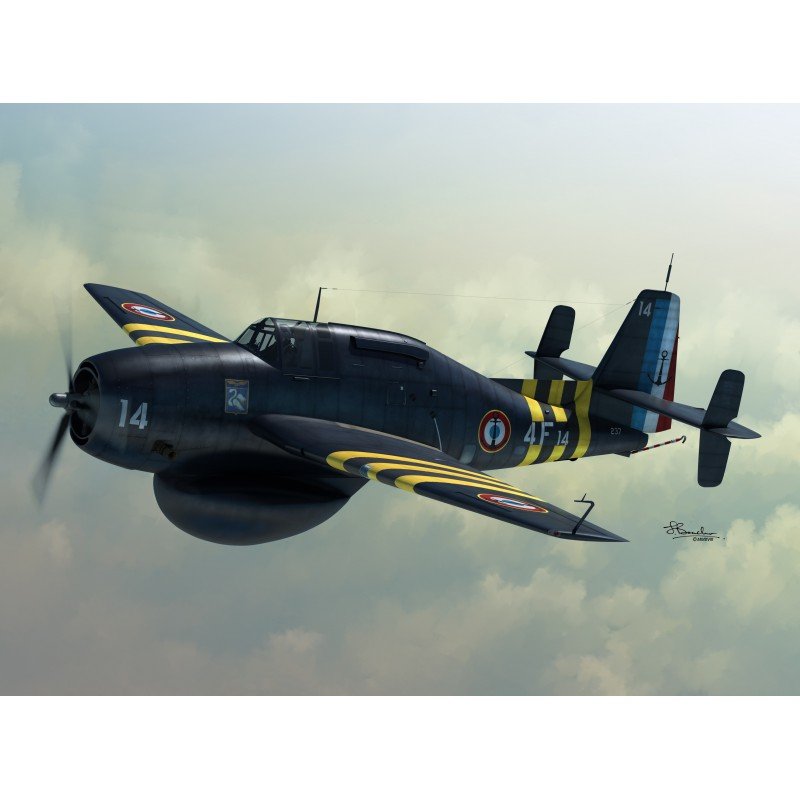 Sword 72115 TBM-3W &amp;quot;Guppy&amp;quot; l´Aeronavale Kon Marine 1/72