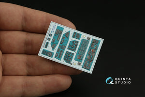 Quinta Studio QDS-48382 Mi-8MT 3D-Printed &amp;amp; colored Interior on decal paper (Trumpeter) (Small version) 1/48 – image 3