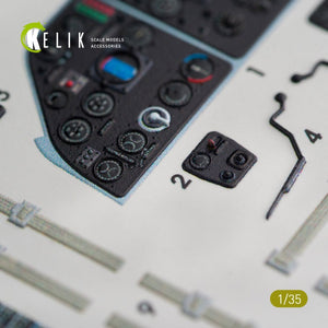 KELIK K35004 MI-4 INTERIOR 3D DECALS FOR TRUMPETER KIT 1/35 – immagine 3