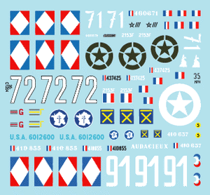 Star Decals 35-C1204 French M3A1 White Scout Car 1/35 – immagine 2