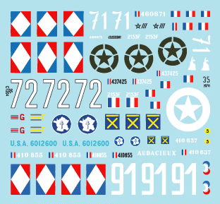 Star Decals 35-C1204 French M3A1 White Scout Car 1/35 – immagine 2