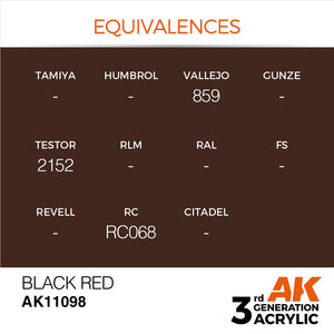 AK Interactive AK11098 BLACK RED – STANDARD 17ml – image 3