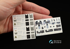 Quinta Studio QD48041 F-15D 3D-Printed &amp;amp; coloured Interior on decal paper (for GWH kit) 1/48 – immagine 8