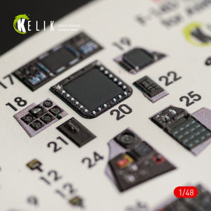 KELIK K48064 F-14D TOMCAT INTERIOR 3D DECALS FOR AMK KIT 1/48 – immagine 7