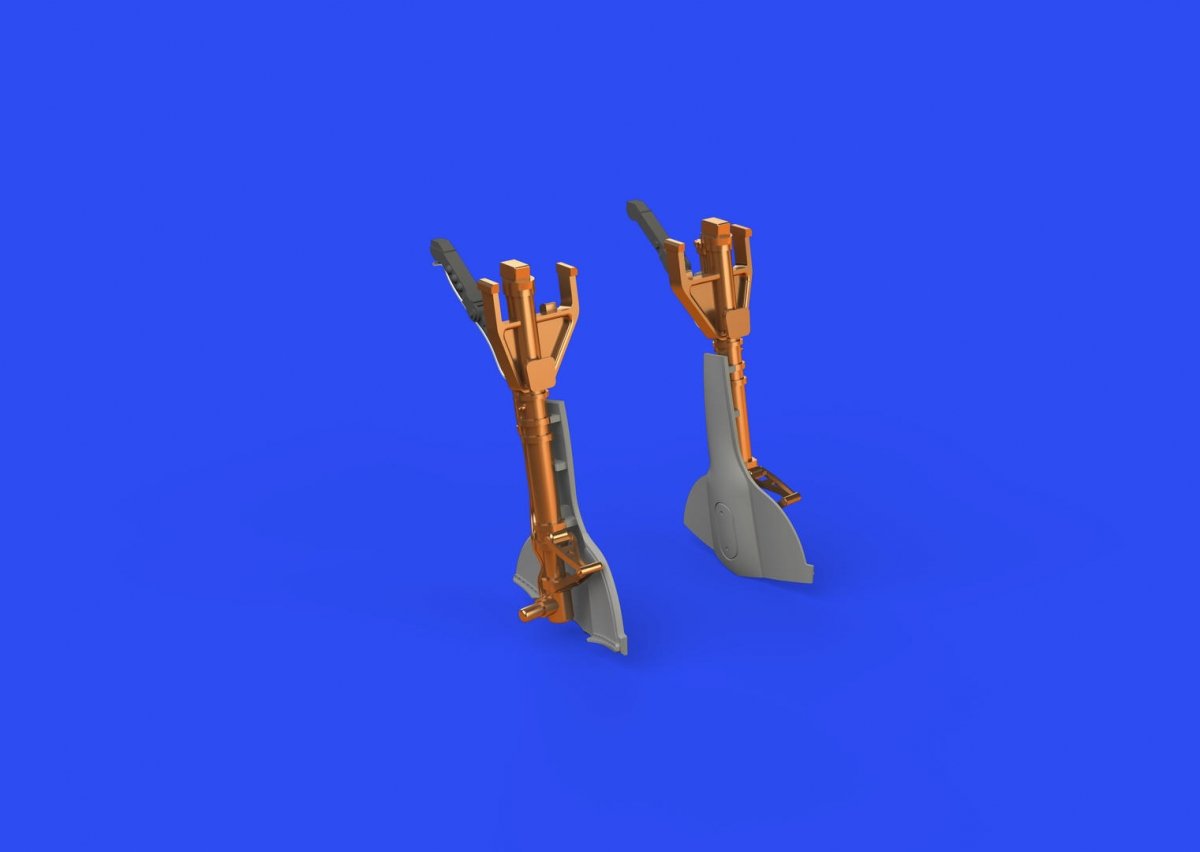 Eduard 648747 F6F undercarriage legs BRONZE EDUARD 1/48 – immagine 2