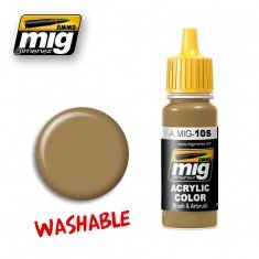 AMMO de Mig Jimenez 0105 POUSSIÈRE LAVABLE (RAL 8000)