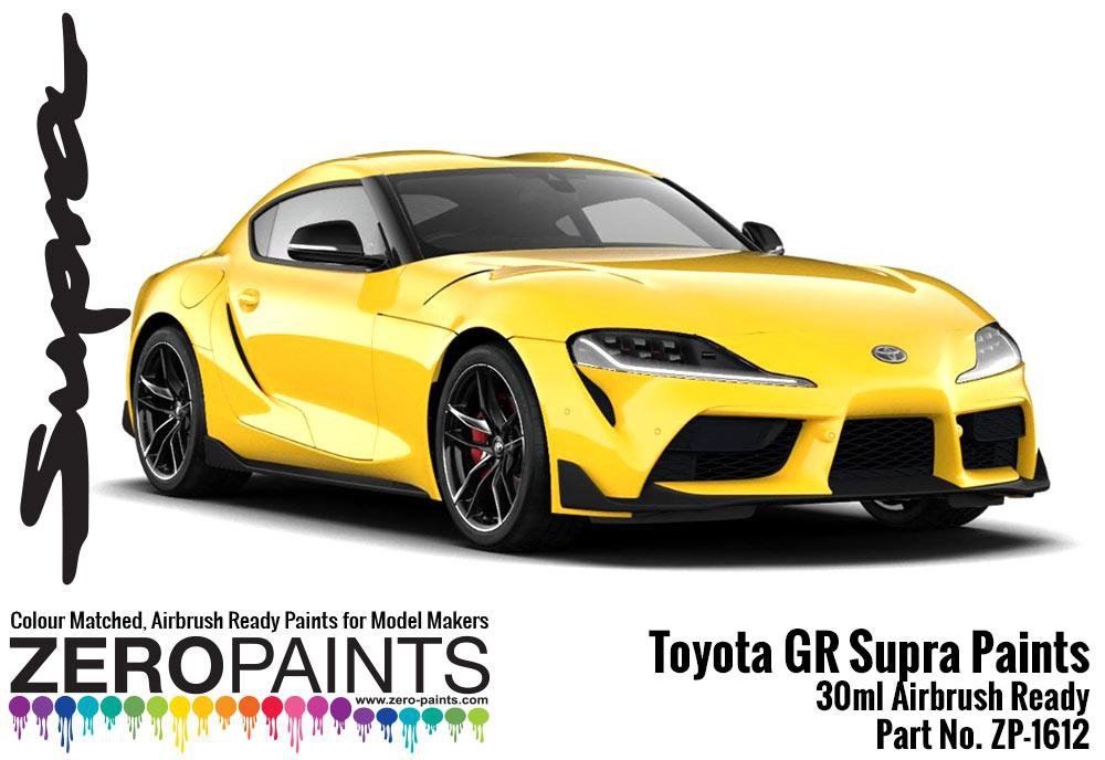 Peinture jaune éclair Zero Paints ZP-1612-LY Toyota GR Supra 30 ml