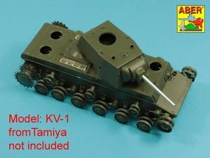 Aber 35L-323 Lufa 76,2mm ZiS-5 do radzieckiego czołgu KW-1 / 76,2mmZiS-5 barrel for Soviet KV-1 Heavy Tank 1/35 – immagine 4