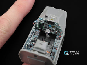 Intérieur imprimé en 3D et coloré sur papier décalcomanie Quinta Studio QD32002 Su-25SM (pour maquette Trumpeter) 1/32 – image 9