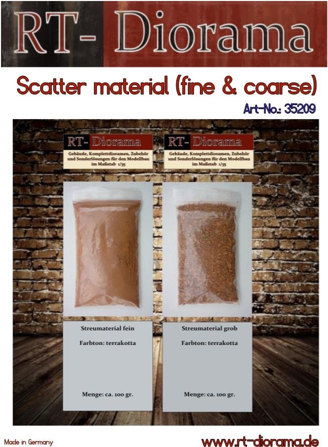 RT-Diorama 35209 Scattering material &amp;quot;fine &amp;amp; coarse 1/35 – immagine 2