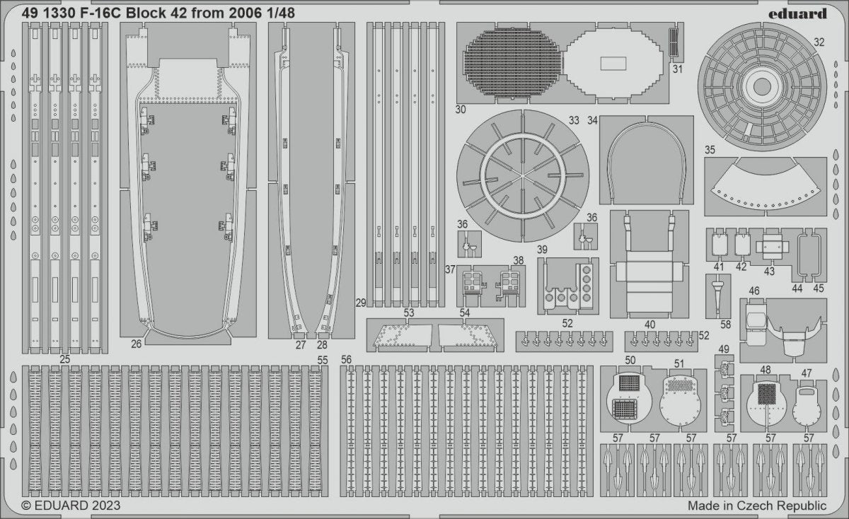 Eduard BIG49366 F-16C Block 42 from 2006 KINETIC MODEL 1/48 – immagine 3