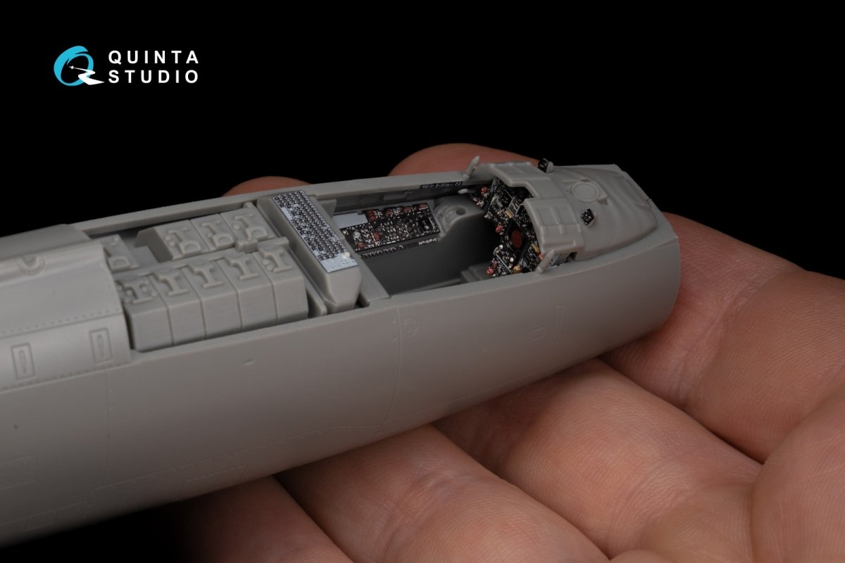 Quinta Studio QD48223 F-104S/ASA 3D-Printed &amp;amp; coloured Interior on decal paper (Kinetic) 1/48 – immagine 8