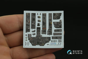 Quinta Studio QDS-35090 AH-64A 3D-Printed &amp;amp; coloured Interior on decal paper (Academy) (Small version) 1/35 – zdjęcie 9
