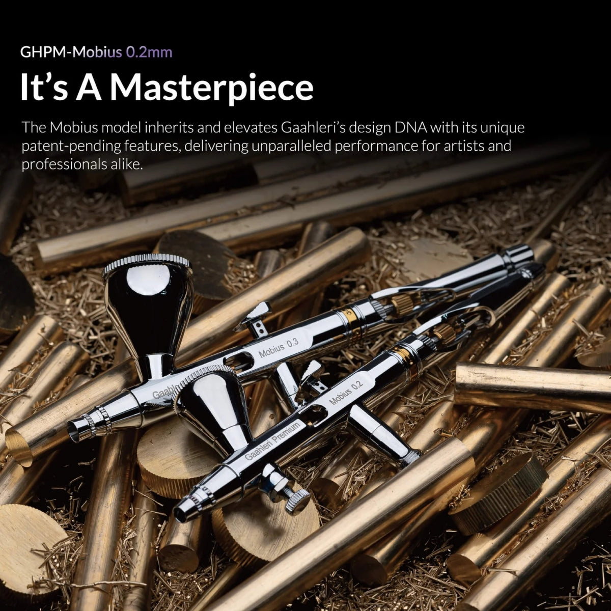 Gaahleri 40850 Premium Series GHPM-Mobius 0,2 mm Airbrush