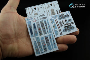Quinta Studio QD32072 Su-27UB 3D-Printed &amp;amp; coloured Interior on decal paper (for Trumpeter kit) 1/32 – Bild 2