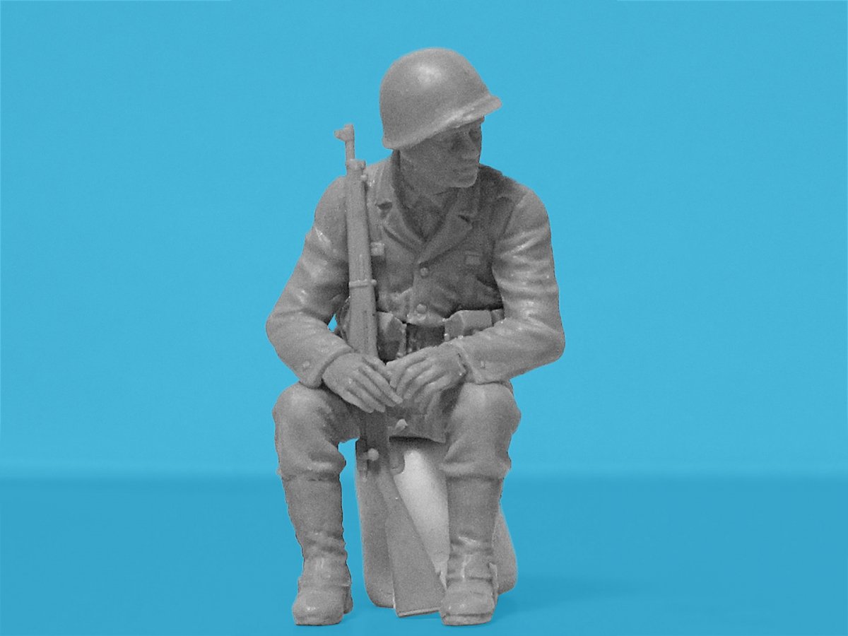 ICM 35599 WWII US Military Patrol (G7107 with MG M1919A4) 1/35 – immagine 23