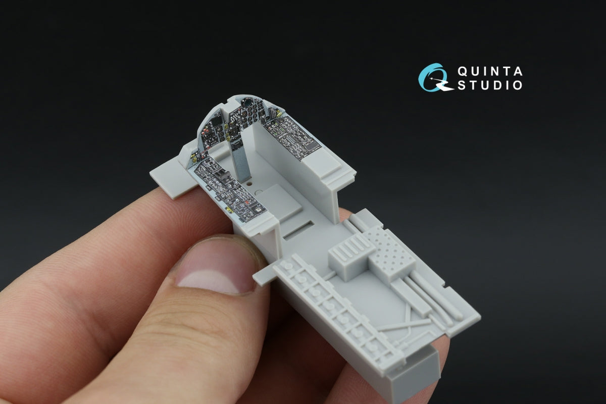 Quinta Studio QDS-48597 F-15A/F-15C Early/F-15J Early 3D-Printed &amp;amp; coloured Interior on decal paper (Hasegawa) (Small version) 1/48 – imagen 8
