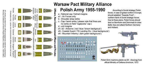 Toro 35F48 Podoficer 6 PDPD - Wojsko Polskie - figurka z kalkomanią 1/35