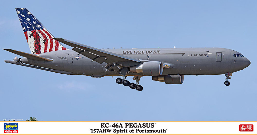 Hasegawa 10865 KC-46A Pegasus « 157 ARW Spirit of Portsmouth » 1/200