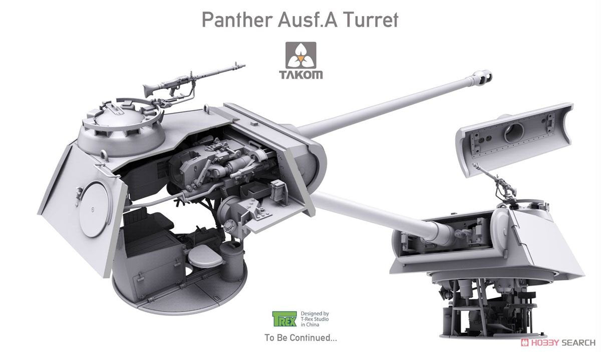 Takom 2098 Panther Ausf. A mid-early prod. (full interior) 1/35 – Bild 2