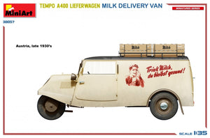 MiniArt 38057 TEMPO A400 LIEFERWAGEN. MILK DELIVERY VAN 1/35 – Bild 3