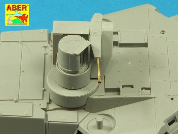 Aber 35L-187 Armament for Russian Main Battle Tank T-14 ARMATA barrel for 125 mm 2A82-1M cannon &amp;amp; barrel for 12,7 mm 1/35 – immagine 7