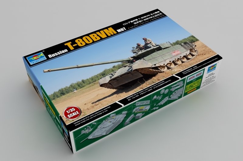 Trumpeter 09587 Russian T-80BVM MBT 1/35 – imagen 2