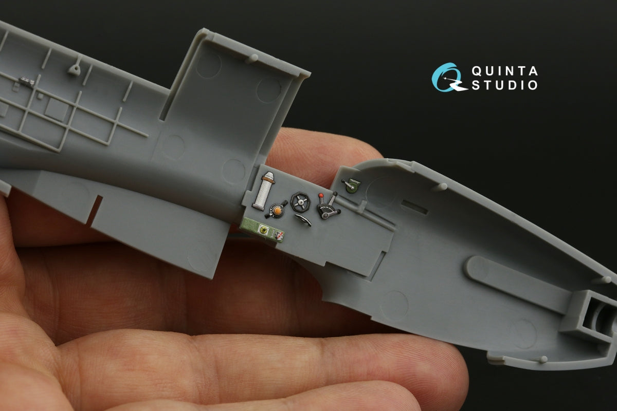 Quinta Studio QDS-48423 Fairey Fulmar Mk.I 3D-Printed &amp;amp; coloured Interior on decal paper (Trumpeter) (Small version) 1/48 – immagine 6