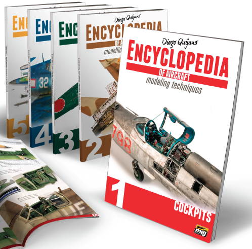 AMMO de Mig Jimenez 6050 ENCYCLOPÉDIE DES TECHNIQUES DE MODÉLISME D&amp;#39;AVIONS - VOL.1 - COCKPITS