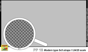 Aber PP19 Plytka ryflowana (140x77mm) Wzor wspolczesny 5x5 linii 1/24/25 – immagine 2