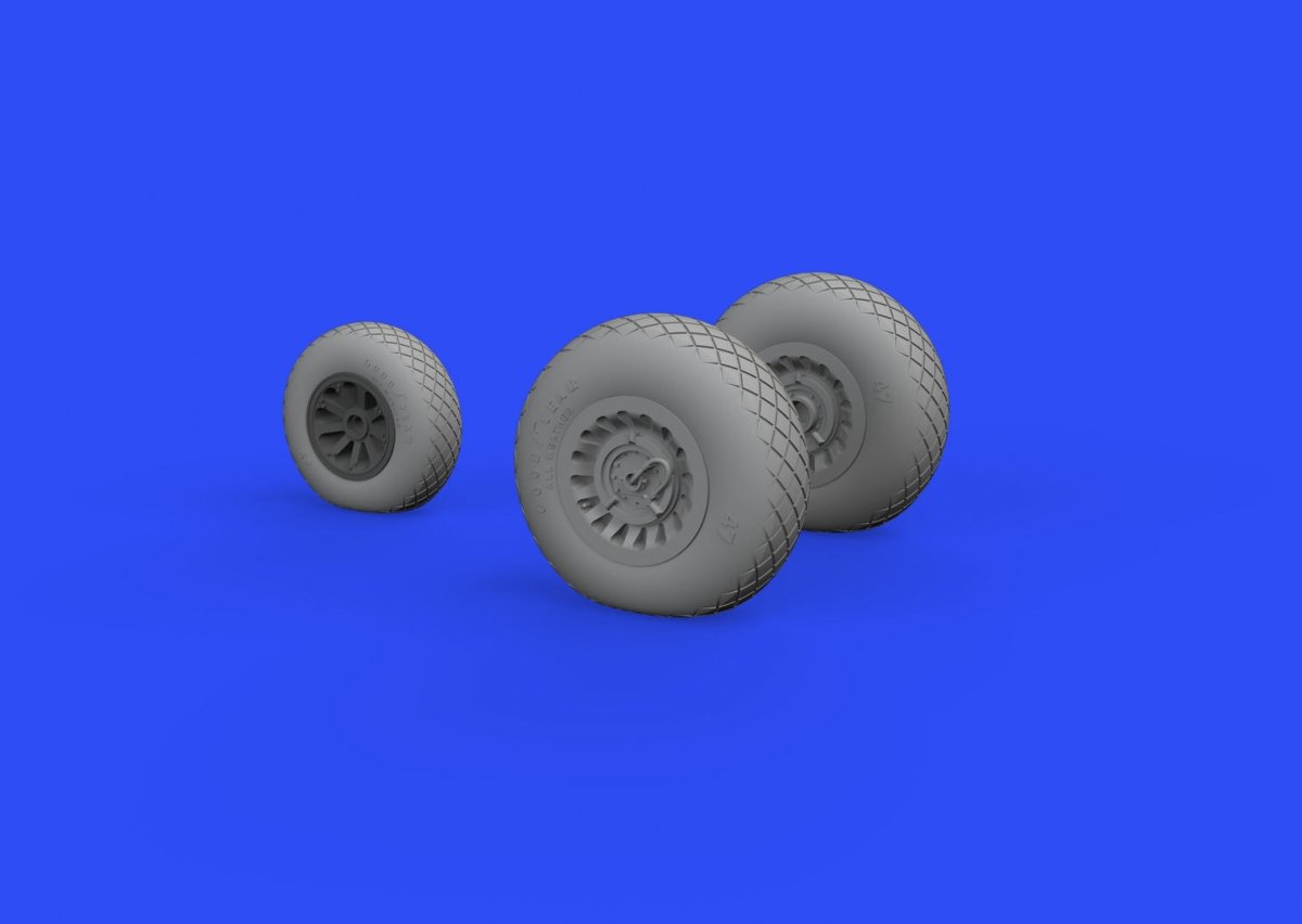 Eduard 648534 A-26/ B-26 Invader wheels 1/48 ICM – immagine 3