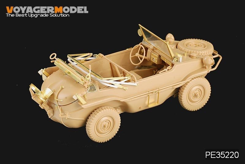 Maquette Voyager PE35220 Schwimmwagan allemand type 166 de la Seconde Guerre mondiale pour TAMIYA 35224 1/35