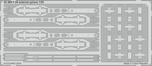 Eduard 32489 F-35 external pylons TRUMPETER 1/32