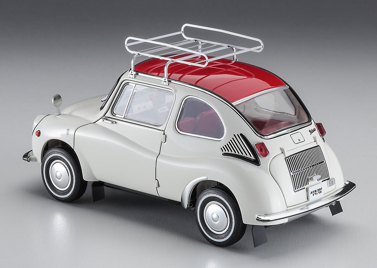 Hasegawa 20622 Subaru 360 Deluxe w/Roof Carrier 1/24 – immagine 3