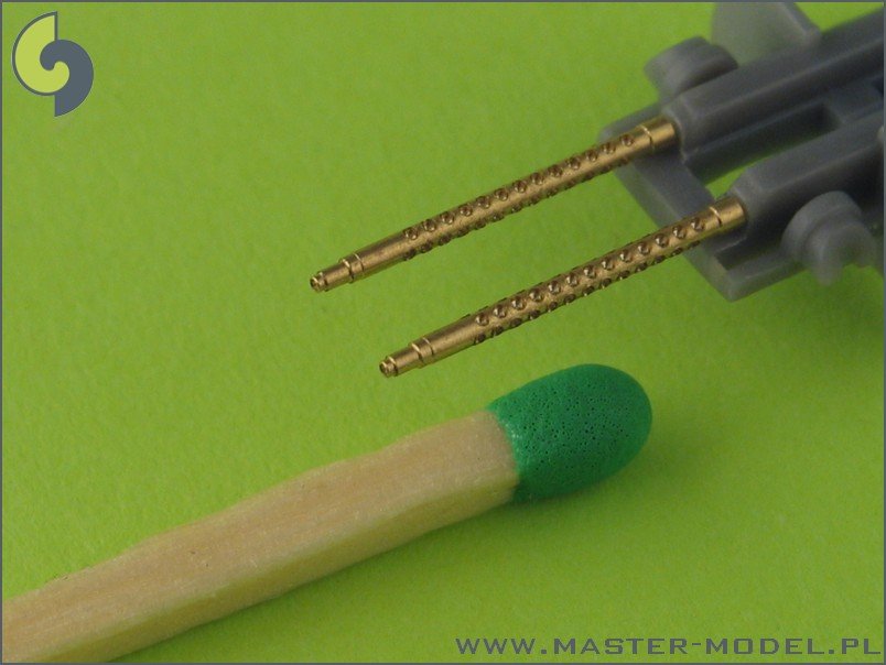 Master AM-48-029 Browning AN/M2 aircraft .30 caliber (7,62mm) barrels (2pcs) 1/48 – imagen 3
