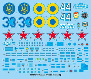 Trumpeter 03224 Russian Mikoyan MIG-29C Fulcrum 1/32 – immagine 18