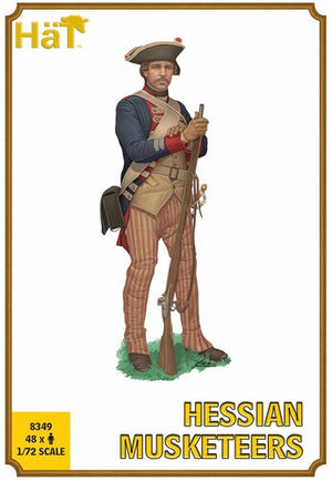 Hat 8349 American War of Independence - Hessian Musketeers (48 Figures) 1/72