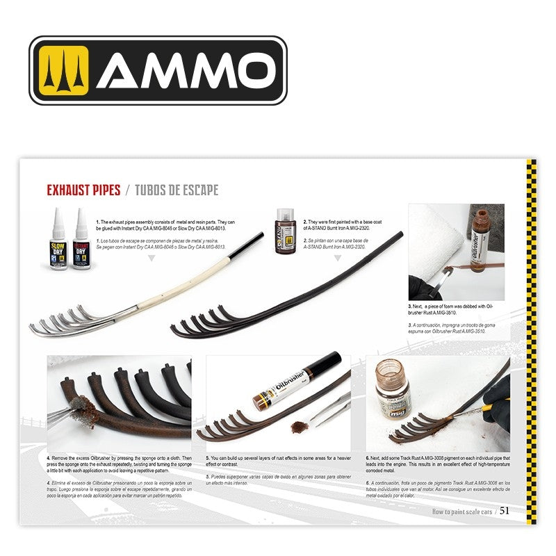 Ammo by Mig 6298 How to Paint Scale Cars Bilingual: English and Spanish – Bild 3
