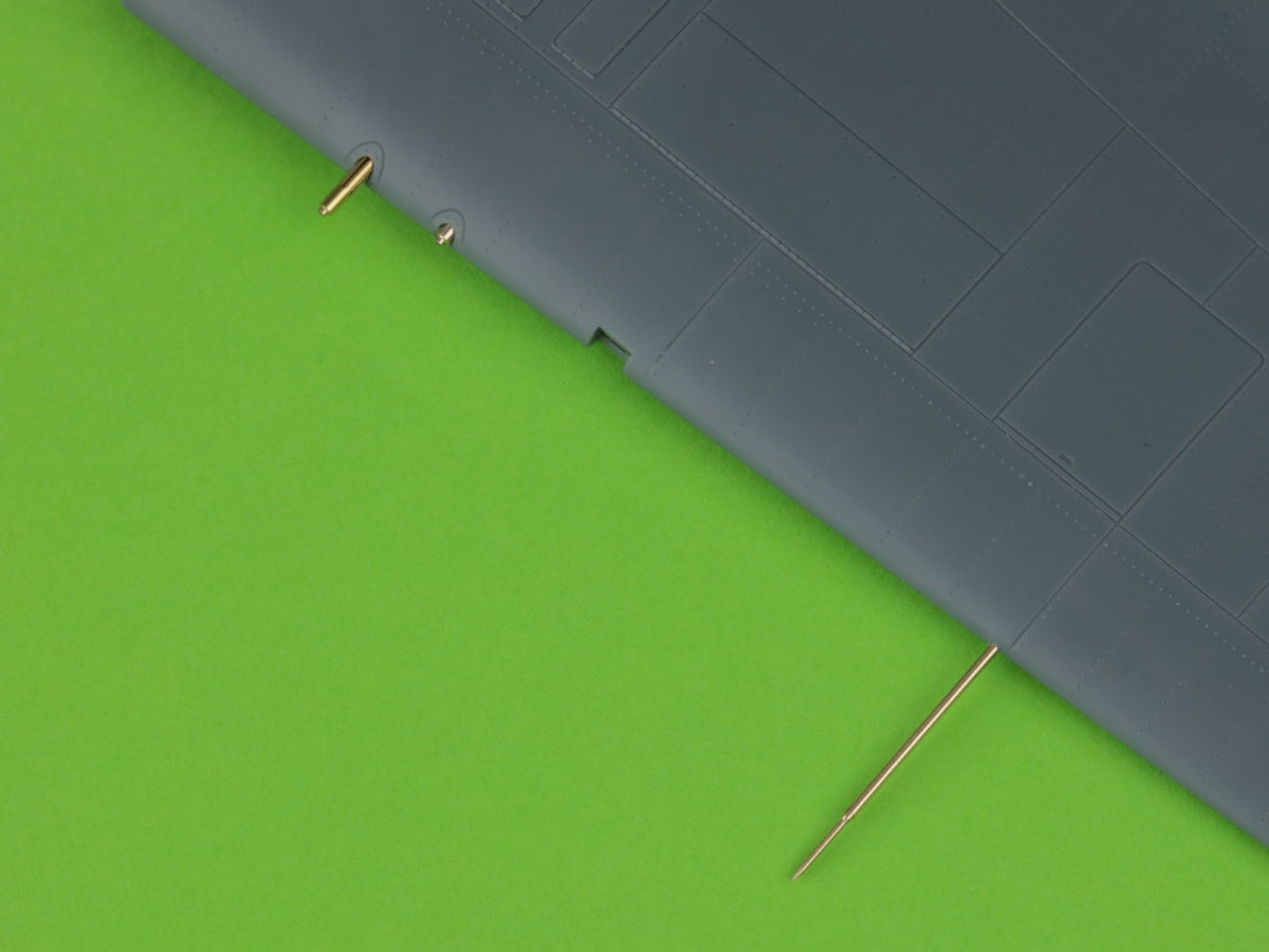 Master AM-48-168 F4F-3 Wildcat WCZESNY (przedwojenny) - km-y Browning .50 z podłużnymi otworami w chłodnicy i wczesna rurka Pitota 1/48 – immagine 7