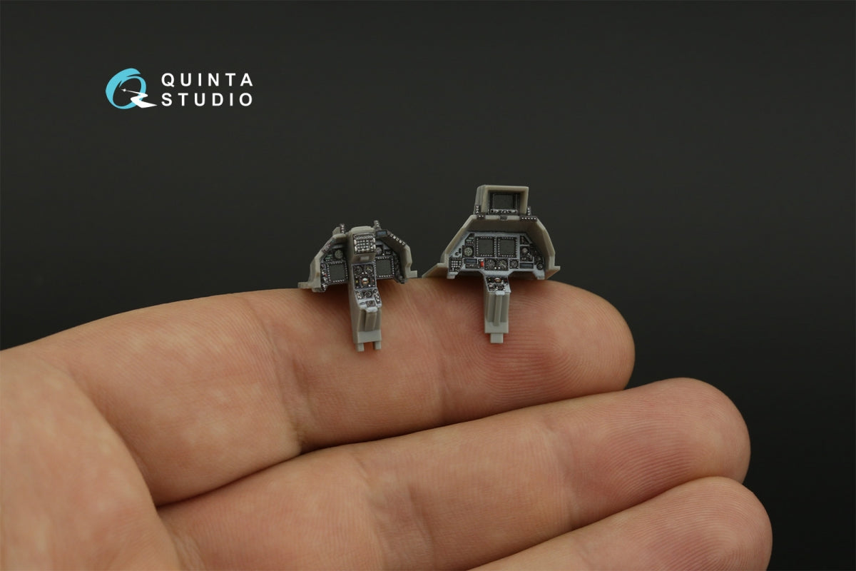 Quinta Studio QD48419 F-16D block 40 3D-Printed &amp;amp; coloured Interior on decal paper (Kinetic 2022 tool) 1/48 – immagine 10
