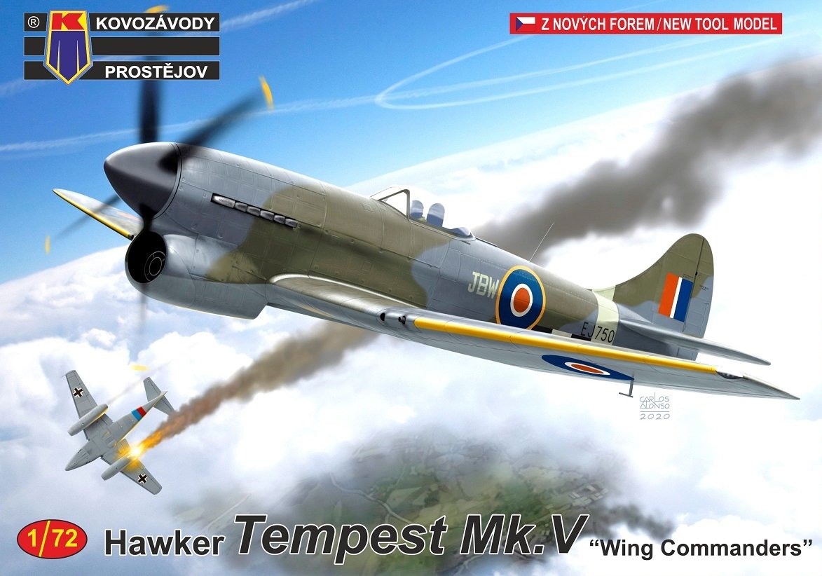 Kovozavody Prostejov KPM0219 Tempest Mk.V "Wing Commanders" 1/72