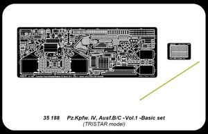 Aber 35188 German medium tank Pz.Kpfw. IV, Ausf.B/C - vol.1 - basic set 1/35 – immagine 5