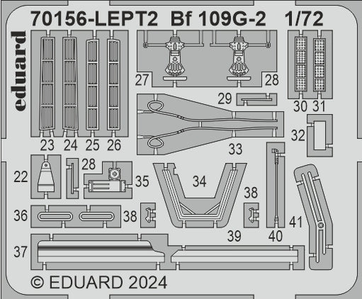 Eduard 70156 Bf 109G-2 - ProfiPACK Edition 1/72 – zdjęcie 3