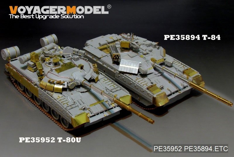 Voyager Model PE35952 Modern Russian T-80U Main Battle Tank （smoke discharger include）For TRUMPETER 09525 1/35 – immagine 19