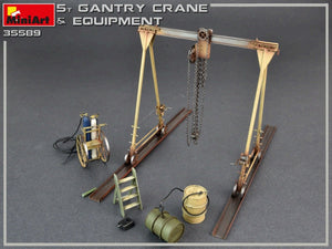 MiniArt 35589 5 TON GANTRY CRANE &amp;amp; EQUIPMENT 1/35 – immagine 2