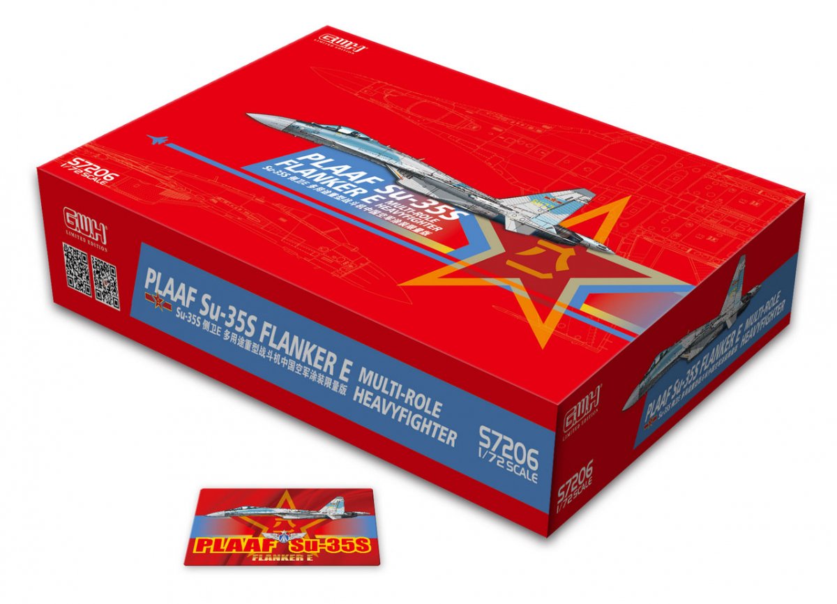 Great Wall Hobby S7206 Flanker E Chinese People&amp;#39;s Liberation Army Air Force 1/72 – immagine 2