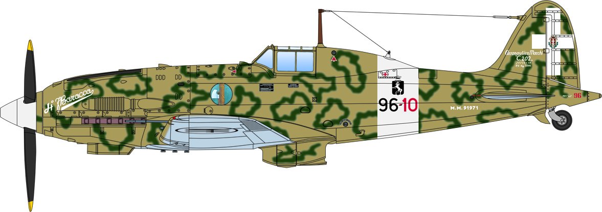 Italeri 2518 Macchi M.C. 202 Folgore 1/32 – Bild 11