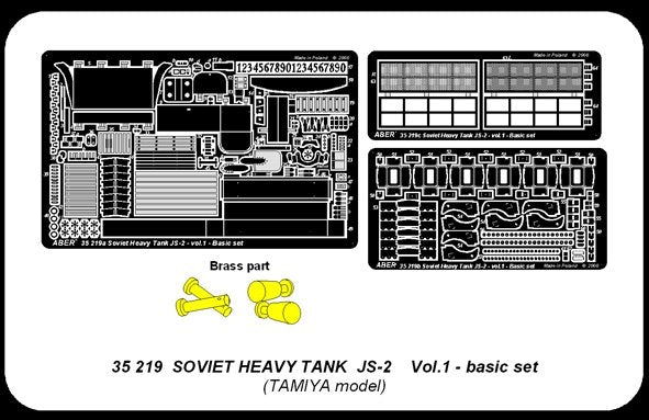 Aber 35219 Soviet heavy tank JS-2 - vol. 1 - basic set 1/35 – imagen 8
