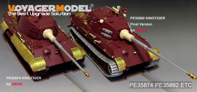 Voyager Model PE35892 WWII German King Tiger Final version for MENG 1/35 – zdjęcie 10